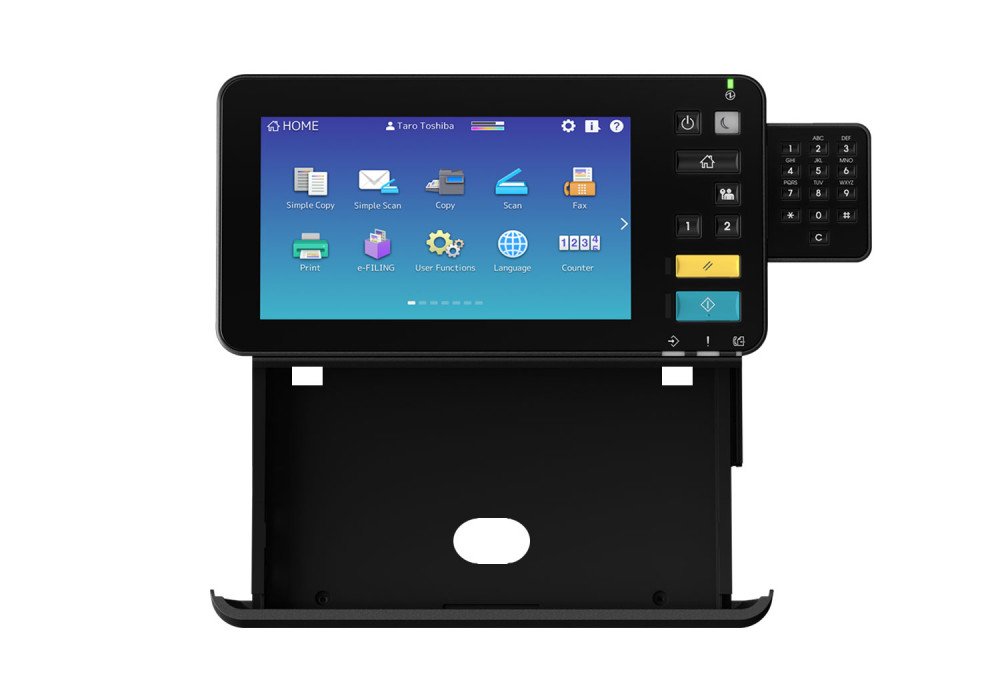 Control Panel e Bridge N 10key tray open